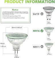 WinDerMo MR16 halogén izzó 12V 20W GU5.3 dimmelhető 8db meleg fehér 2700K 2