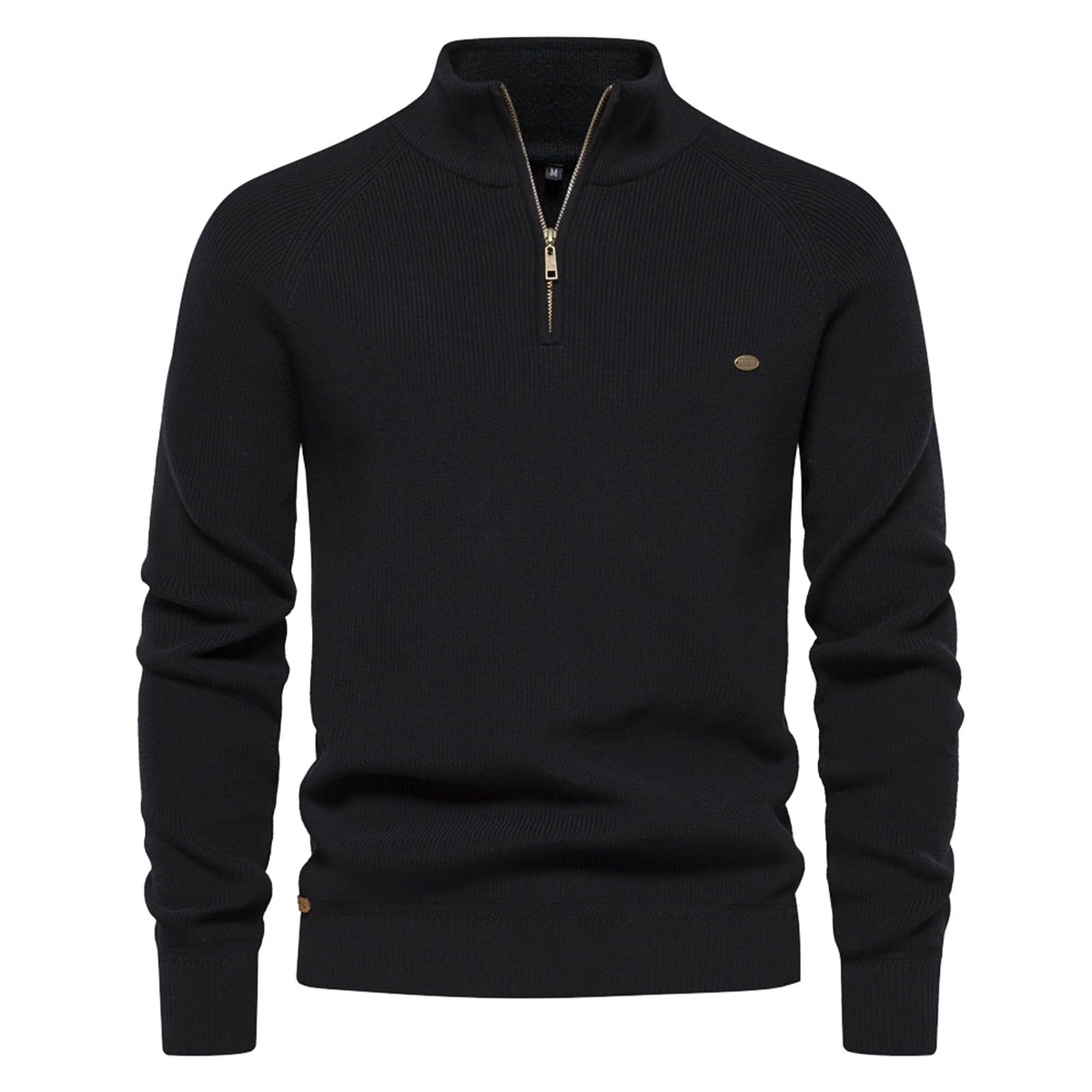 Generico Pullover Dolcevita Uomo a Collo Alto Maglione Maglia a Cavo Slim Fit a Maglia Collo Alto Lavorato Pullover Dolcevita Basic Maglia Termica Pesante Invernale Lupetto Uomo Invernale