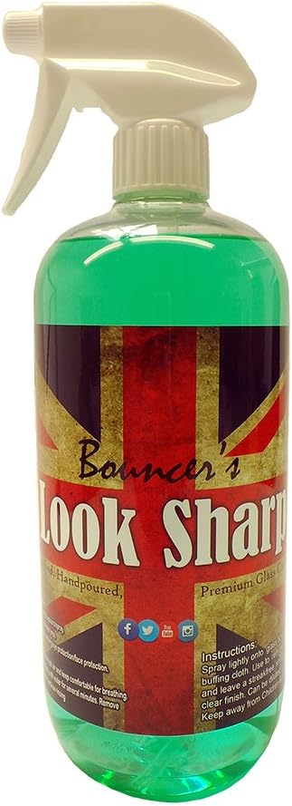 Looking Sharp Glass Cleaner, 1 Litre, Deep Cleaning, Streak Free