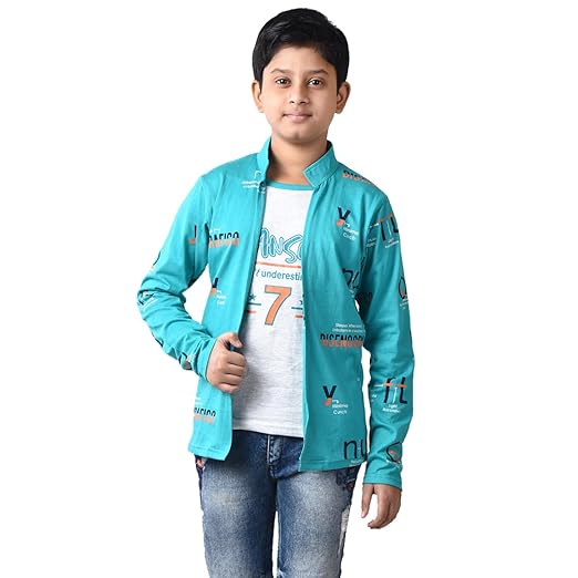 Boys T-Shirt With Attached Jacket