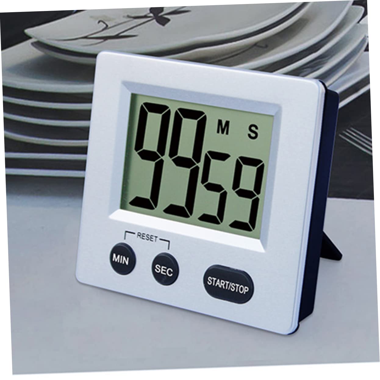 Relojes de Pared 3 uds, Reloj Despertador, Reloj de Cuenta atrás para Cocina, Reloj electrónico de Aprendizaje para Estudiantes, Temporizador de atracción magnética para estudiant