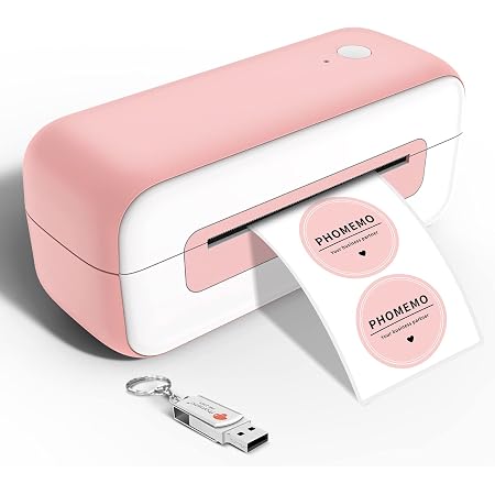 Pink Label Printer, Thermal Label 