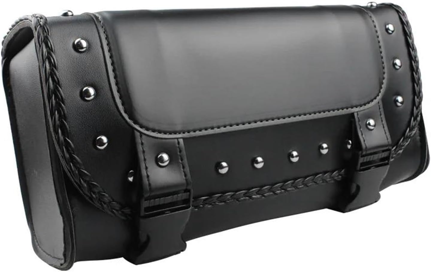 バイクサドルバッグ ライディングサイドバッグトラベルバッグユニバーサルオートバイハーレークルーズクラウンプリンスレザーツールバッグフ