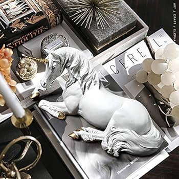 2点セット‼️菜花玉のロングイユニコーンの置物 2点セット‼️菜花玉のロングイユニコーンの置物 ユニコーン 置物