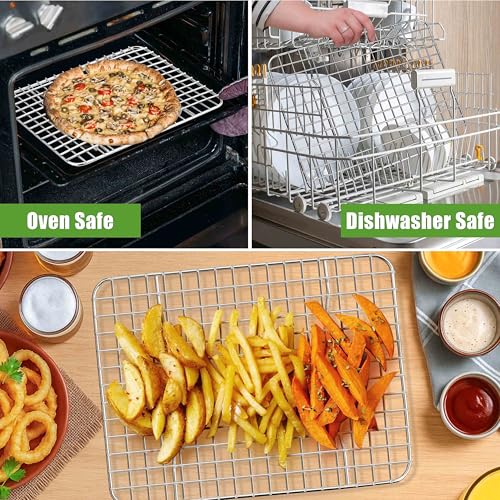 Grille de refroidissement pour bacon croustillant sans gras et biscuits parfaits au four