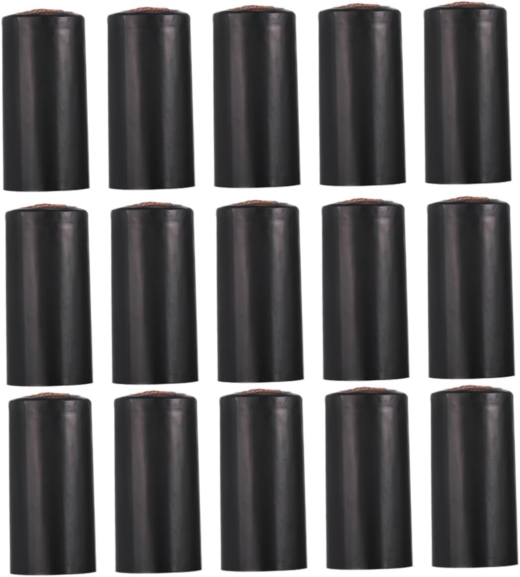 200pcs Red Wine Bottle Sealing Film Heat Shrinkable Wine Caps Vacuum Stopper