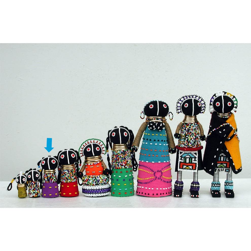 Amazon | アフリキコ AFRIKICO ンデベレ人形 Ndebele Doll 南アフリカ