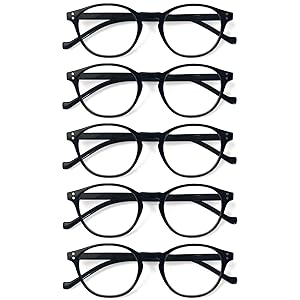3 Pack Reading Glasses Spring Hinge Stylish Readers Black/Tortoise for Men and Women (Multicolour 4, 2.00, x)
