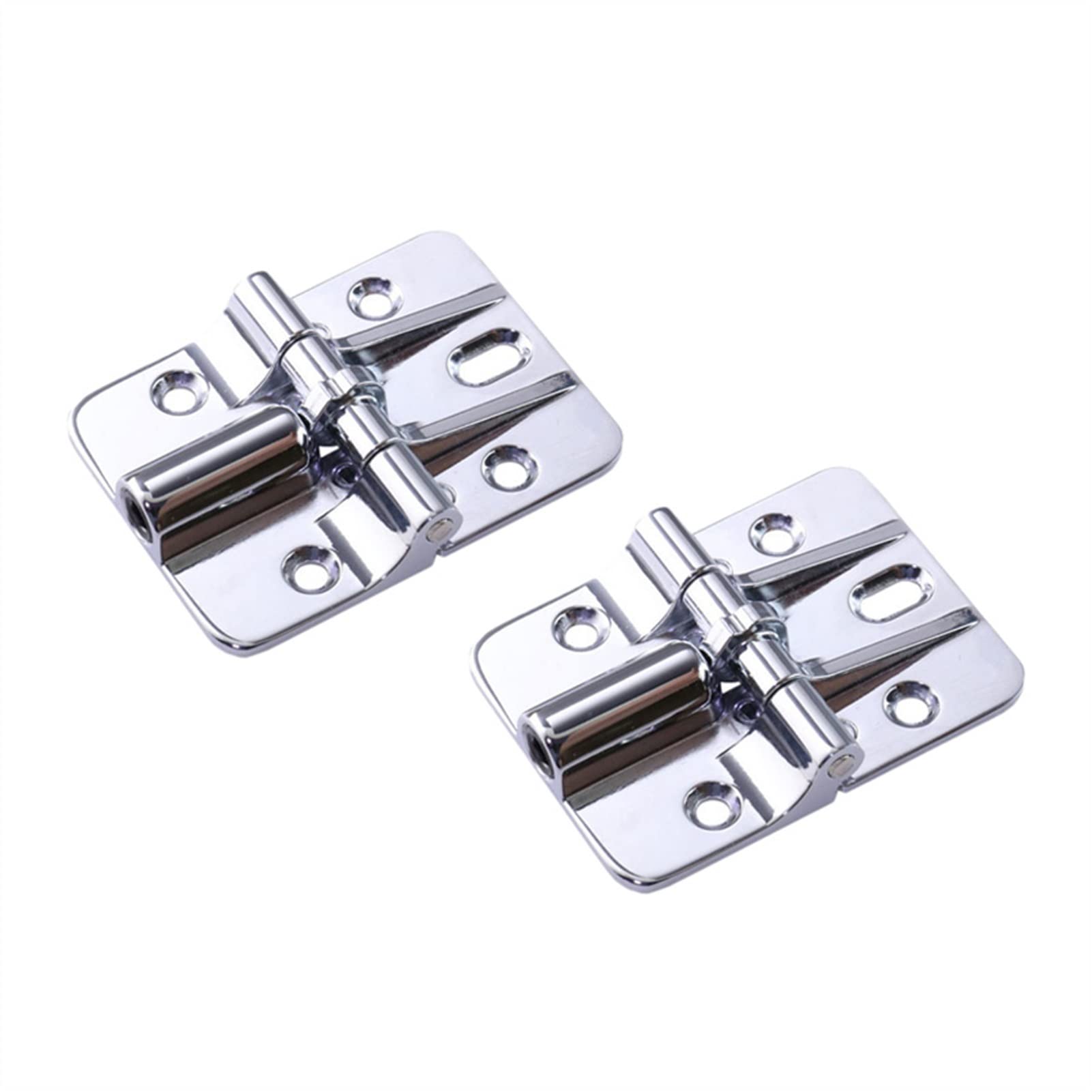 Nvsfzgiyg One Color 2Pcs 180 Degree Positioning Folding Hinges, Zinc Alloy Flip Door, Furniture Hardware Accessories(A)