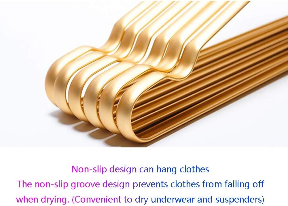 Clothing Hangers Space Saving Clothes Hangers Metal Hangers Durable Hangers Space Saving Clothes Hangers,Material Environmentally Friendly,for Coats Shirts SWEA,Rose Gold-20 Pack