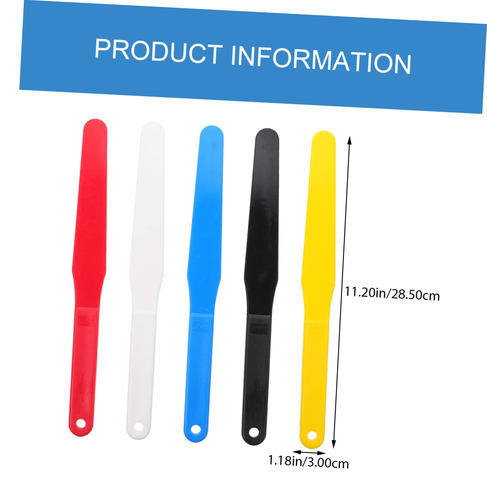 KONTONTY Oil Painting Spatula Knife 5pcs Stainless Steel Palette Knife Set (reddish)