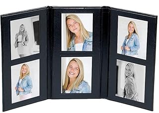 FOLIO 6-opening 4x5 Black w/Black Trim by TAP(r) - 4x5