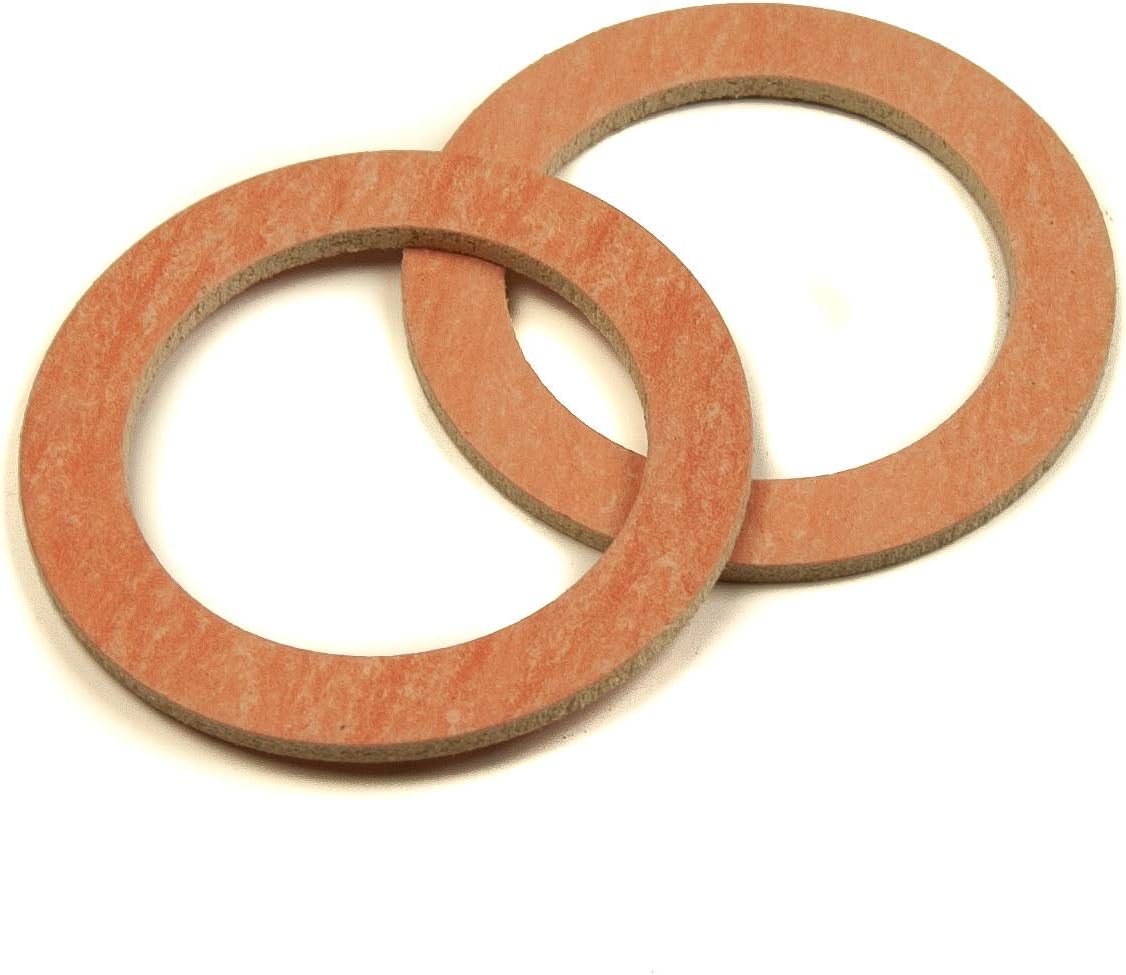 Central Heating Pump Valve Washer Fibre 45mm Diameter (Pack of 2) Thunderfix Blister Pack