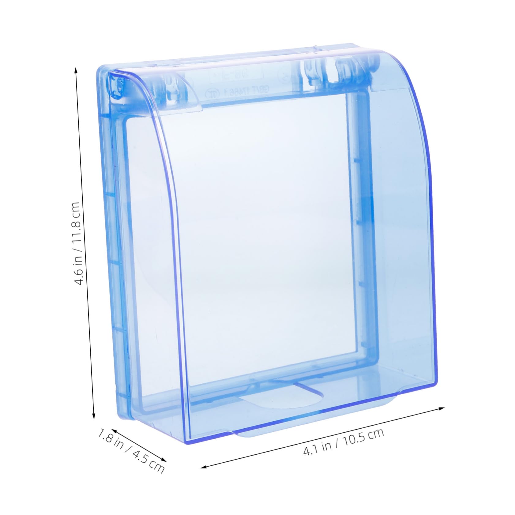 HEMOTON 2pcs Outlet Protector Electrical Light Power Socket Outdoor Power Outlet Self-Adhesive Socket Outlet Cover Outdoor Electrical Cover Light Covers Weatherproof Outlet Cover Blue