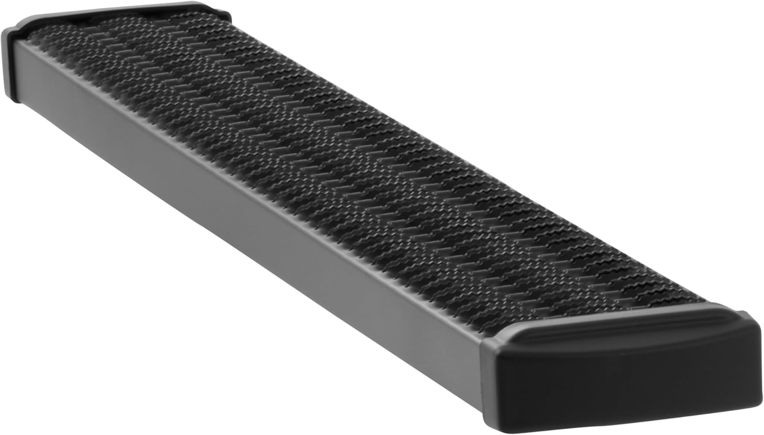 LUVERNE 415254-401727 Grip Step Black Aluminum 54-In Running Board, Passenger Side, Select Ford Transit-150, 250, 350, E-Transit