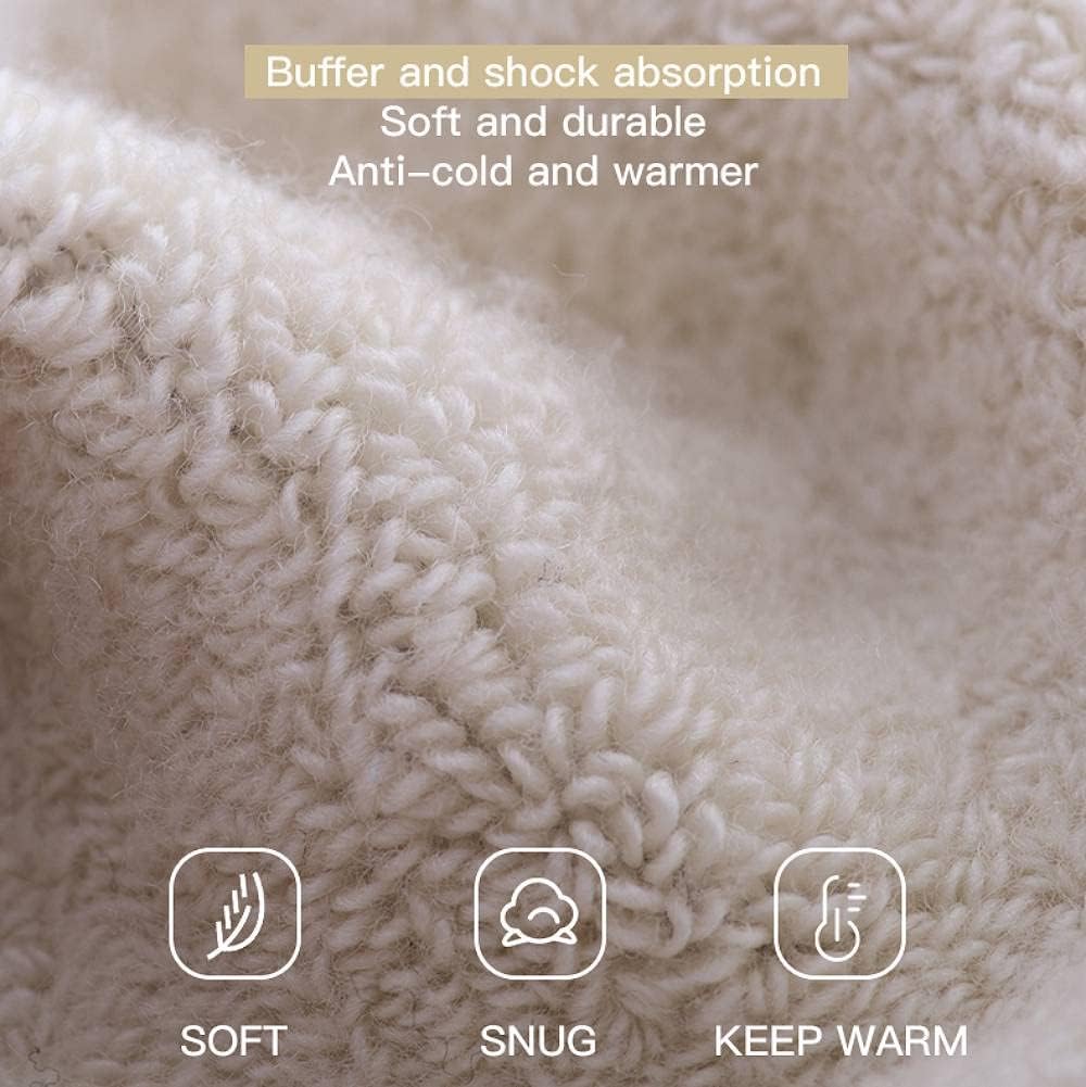 AONIJIE Merino Wool Socks Hiking Cushioning Socks Moisture Wicking Performance Socks Thermal Ski Socks for Women&Men