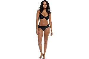 Women's Fused Hawaii Solid Full Coverage Bikini Bottom Swimsuit