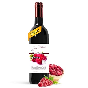 Chef Jean Pierres Italian Balsamic Vinegar - 375ml 12.5oz Rich Raspberry Flavor, 18-Year Traditional Barrel Aged - Ideal For Enhancing Your Meals