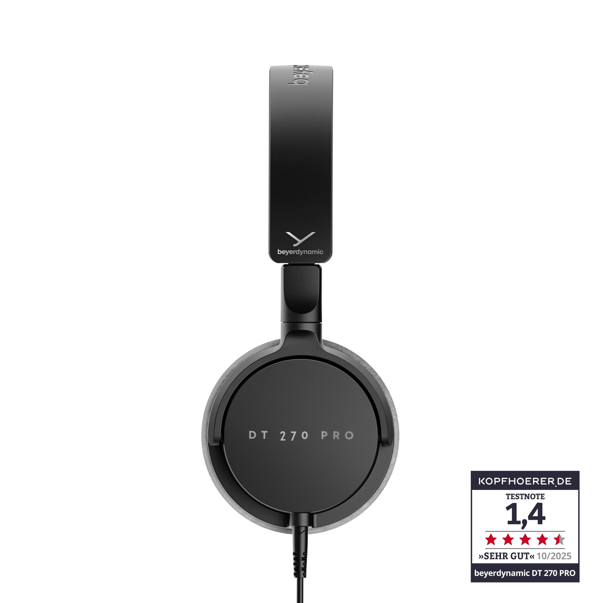 beyerdynamic DT 270 PRO kompakter, ohrumschließender Studiokopfhörer für Recording, Monitoring & Content Creation