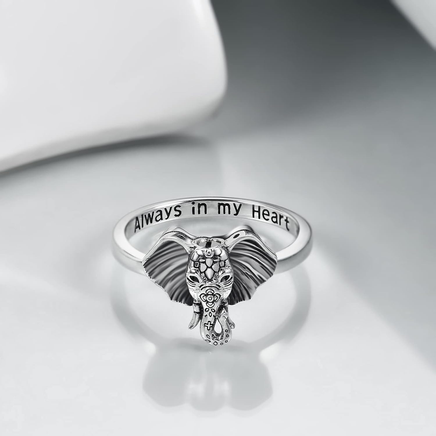 POPLYKE Urn Ring for Ashes Sterling Silver Cremation jewelry Rings For Ashes Of Loved Ones Memorial Keepsake With Filling Tool