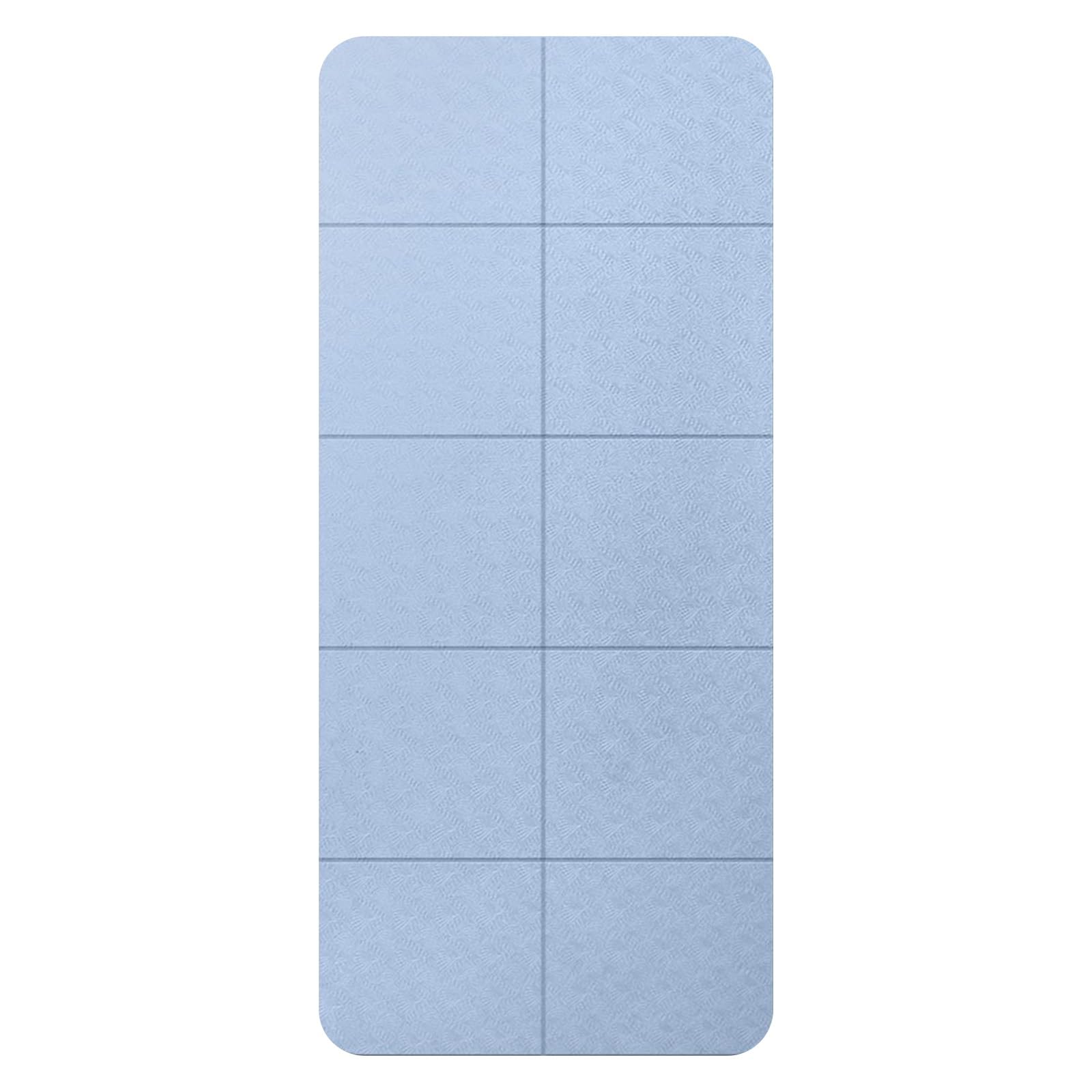 Plegable Viajes Esterilla de Yoga Ecologica PortáTil Pilates Mat Multifuncional Ligera Esterilla Entrenamiento para Casa Gimnasio Estiramientos AeróBics Hombre/Mujer