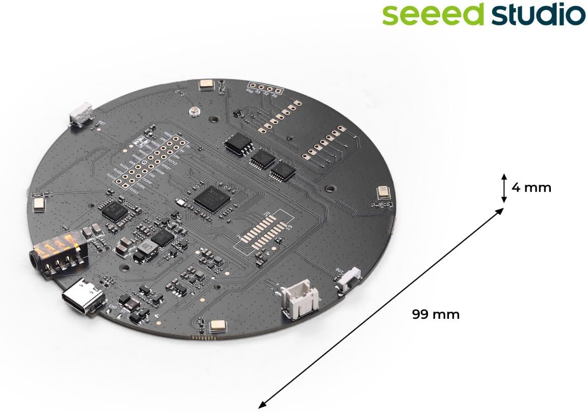 reSpeaker XVF3800 USB Microphone Array, 4-Mic AI Voice Capture with Noise Cancellation & 360° Far-Field Pickup, Plug & Play for Raspberry Pi, Jetson & Voice Assistants 8 61mD3NvwFXL. AC SL1400