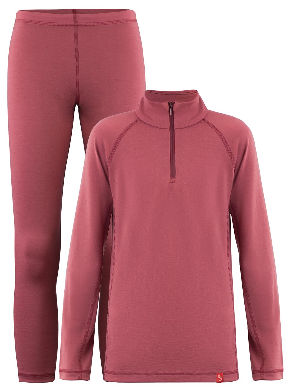 WoolyKid's Base Layer Set Soft Merino Wool Thermal Underwear Very Warm Long Johns Multiple Colors for Girl Ages 2-12yo