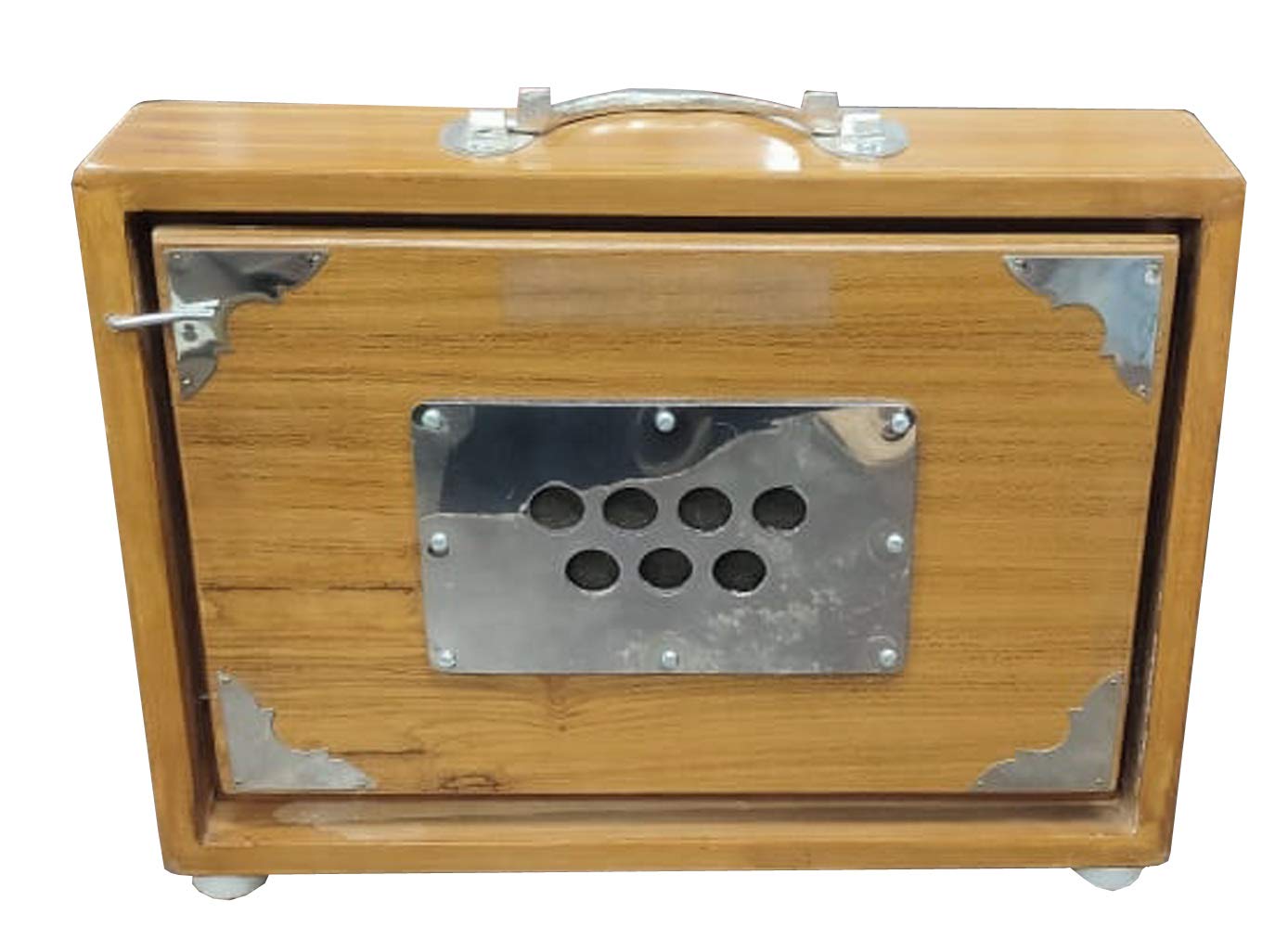 Shruti Box Surpeti en 432 Hz Spécialement conçu pour le Yoga Bhajan Kirtan Therapie, Bois de teck massif 13 arrêts