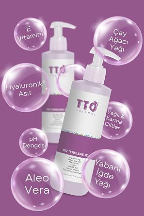 TTO Tto Yüz Temizleme Jeli 200 Ml 2 Adet (Çay Ağacı Yağı/Tea Tree Oıl)