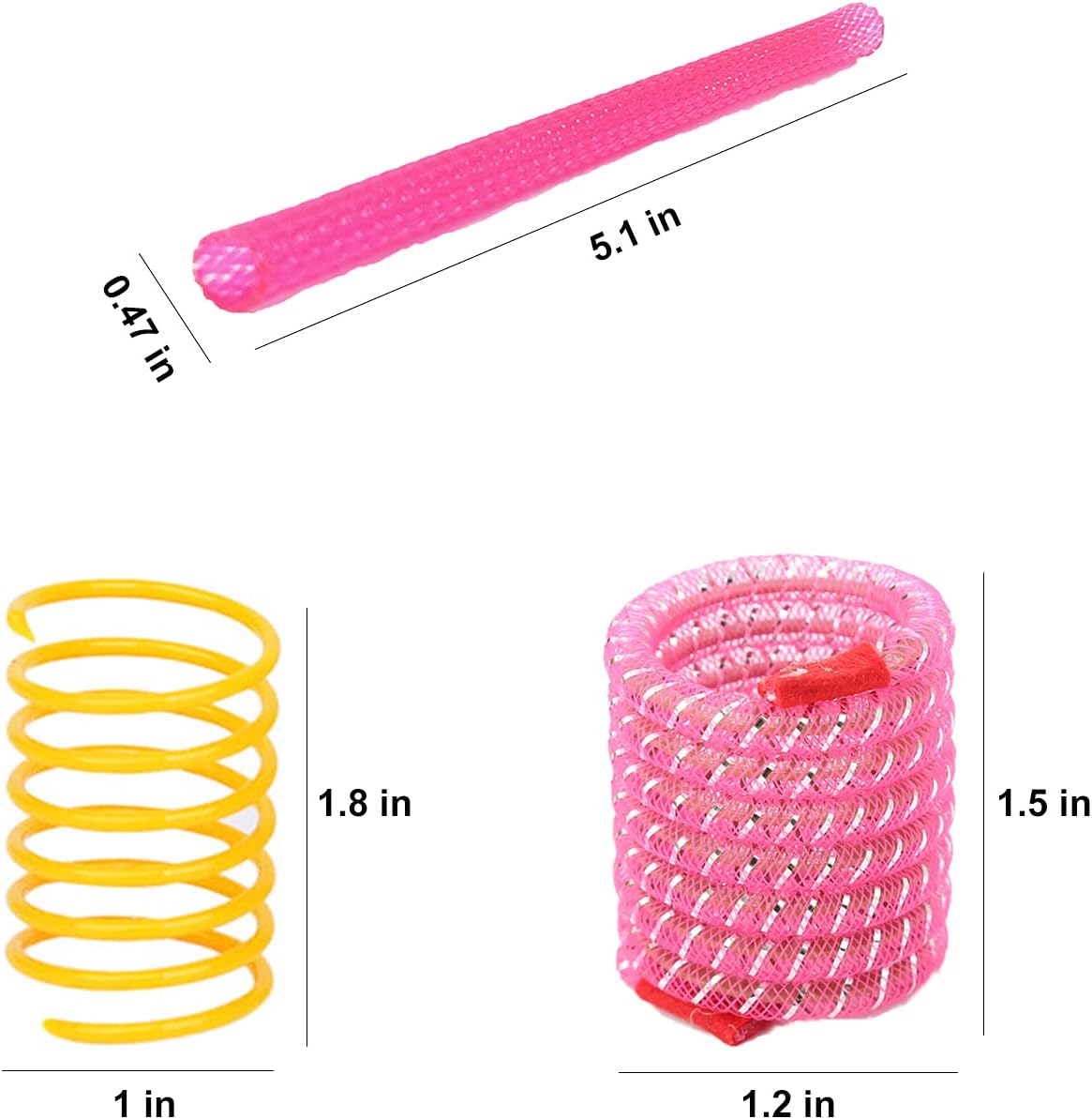 AIMICOCA 37 Pack Cat Spring Toys Set - Image 3