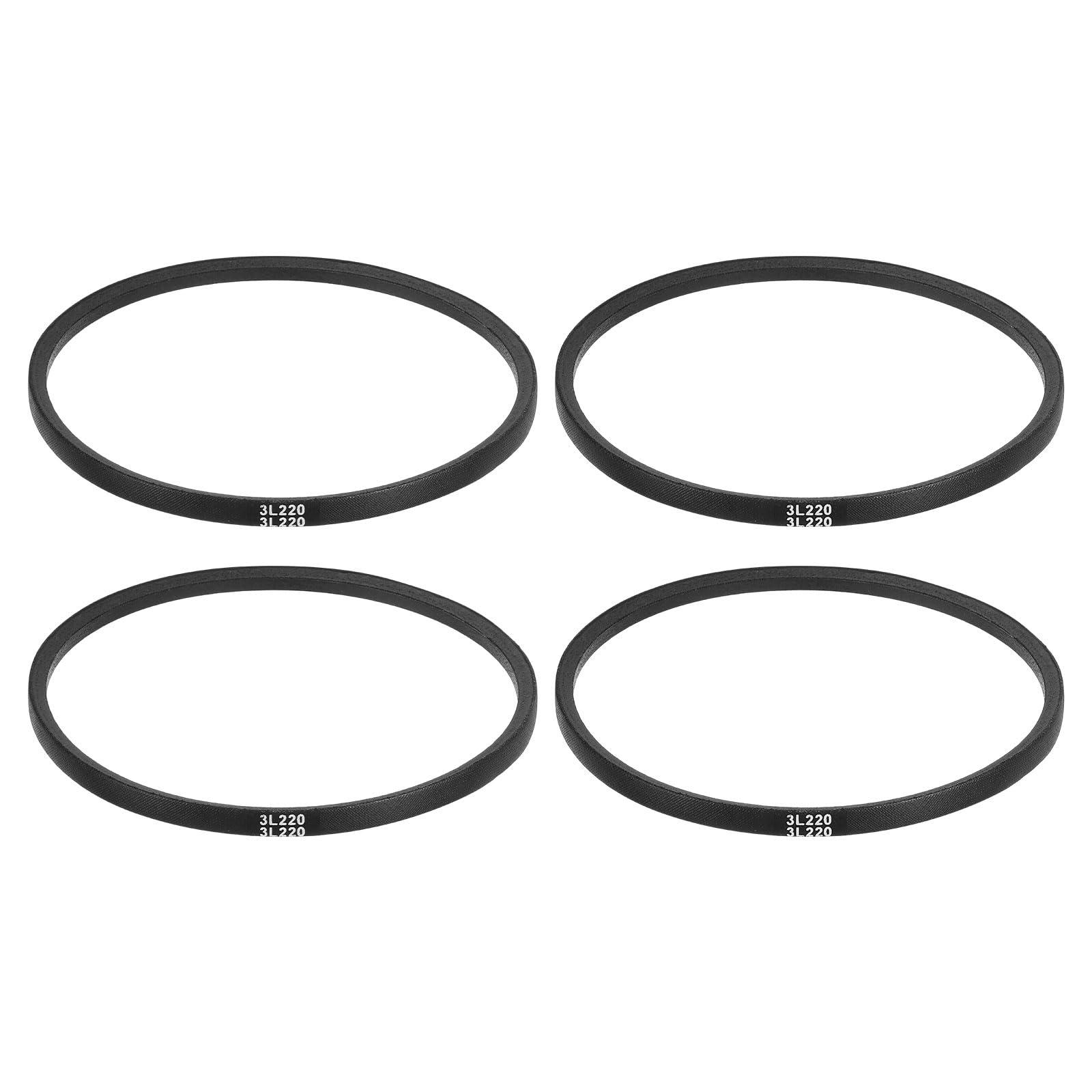 uxcell 3L240 Classic Wrapped Rubber V-Belt, 24"(610mm) Outside Circumference, 3L Profile V Belt 3/8" Width 7/32" Height — view 140