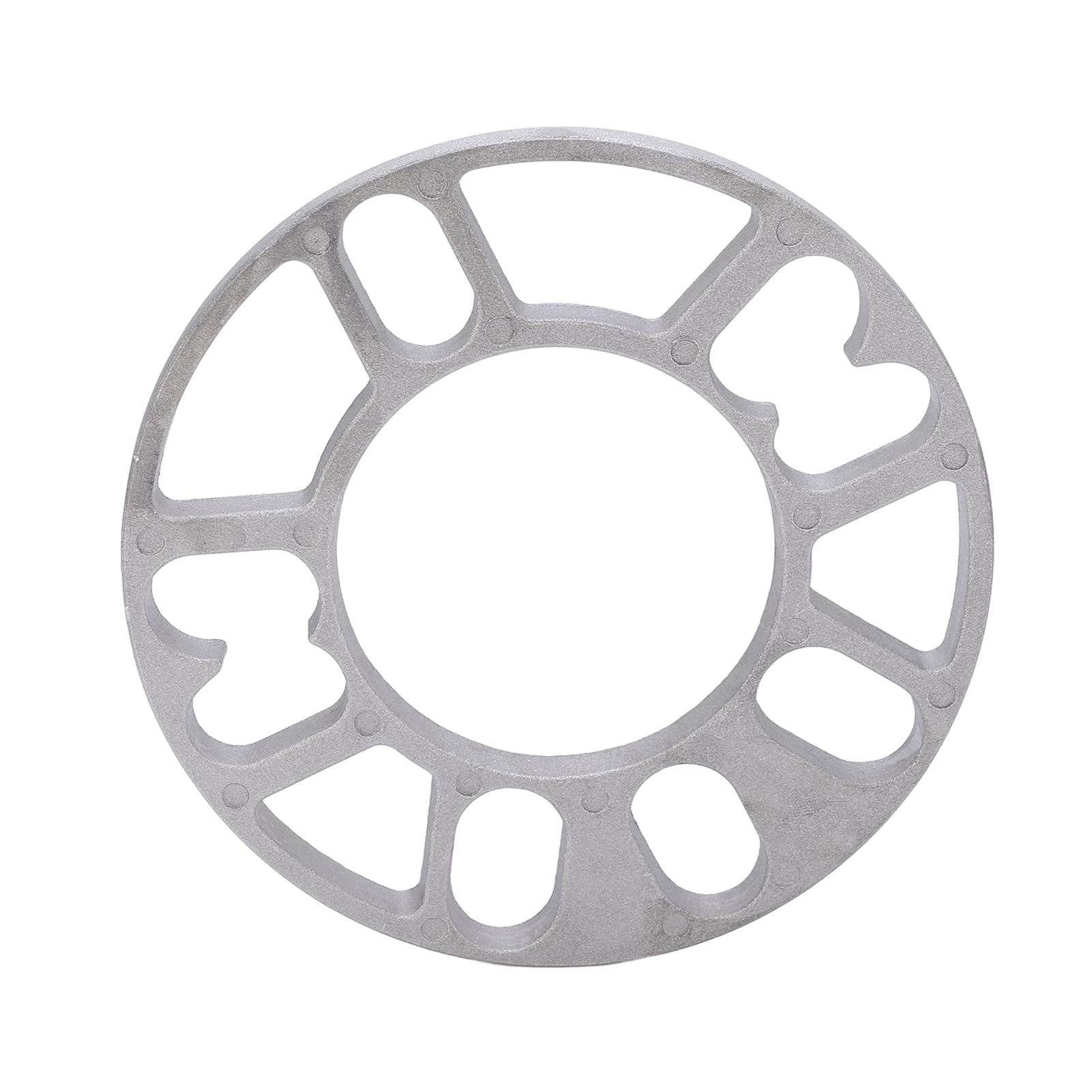 Cale d'espacement de roue 2 pièces 10 mm, entretoise de jante universelle pour véhicules à 4 ou 5 goujons, entretoise centrée sur moyeu en aluminium avec PCD 98 mm à 120 mm,