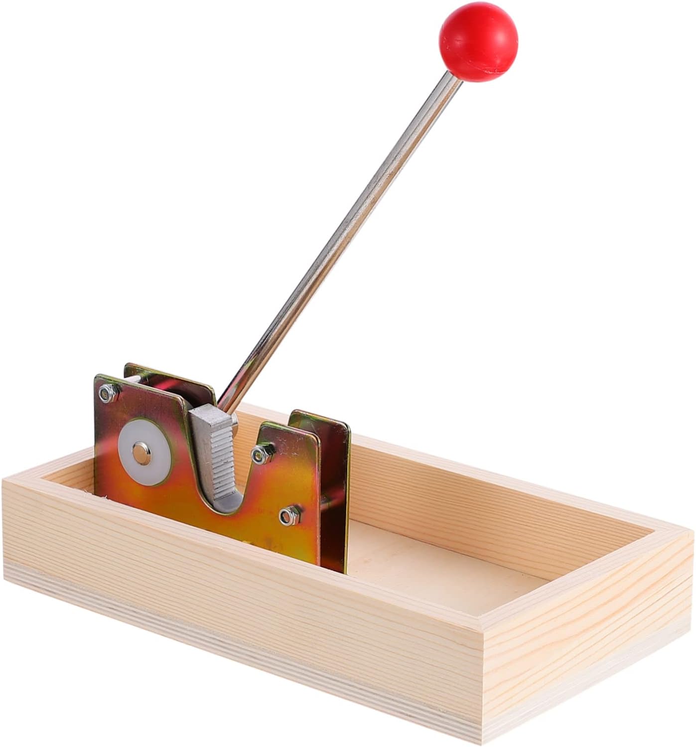 1pc Manual Nut Sheller Sturdy Nut Opener Tool for Pecans Walnuts Hazelnuts and Almonds Comfortable to Hold Handle Storage Basket for Convenient Desktop Organization