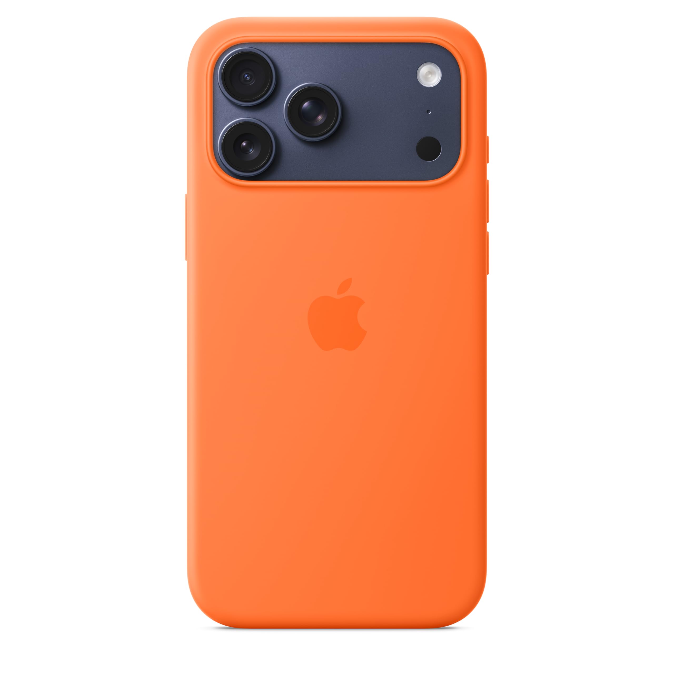 Apple iPhone 17 Pro Max Silicone Case with MagSafe and Camera Control: Lightweight Phone Case, Wireless Charging Compatible, Smooth Matte Finish; Orange