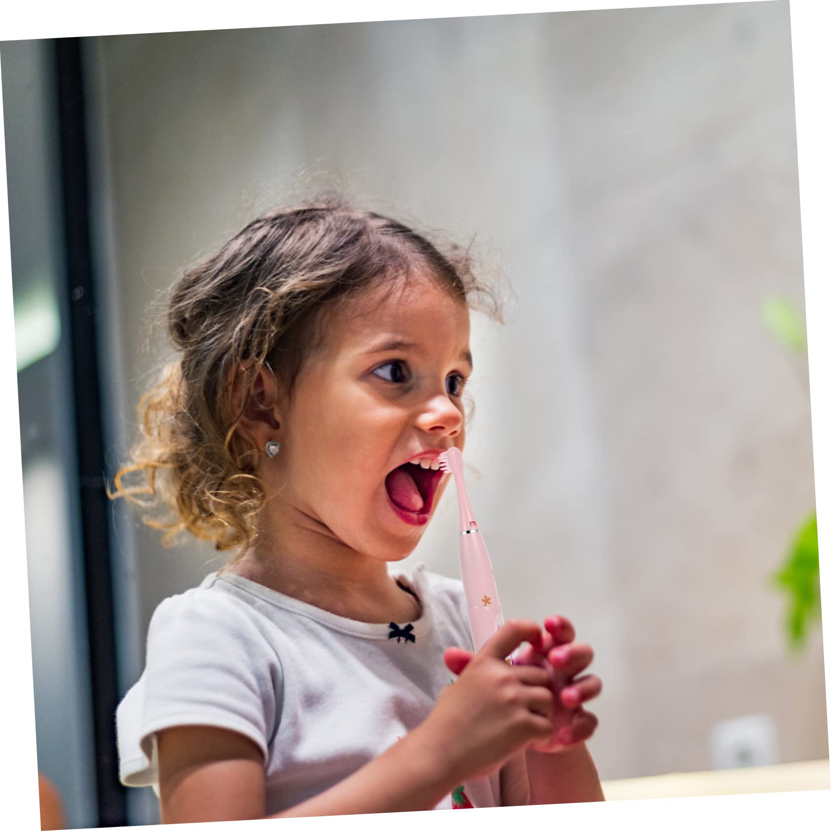 minkissy 3 Set Spazzolino Elettrico Per Ragazzi E Ragazze Ragazzi E Ragazze Spazzolino Da Denti Spazzolino Elettrico Per Bambini Spazzolino Da Denti Cartone Animato Setole Morbide