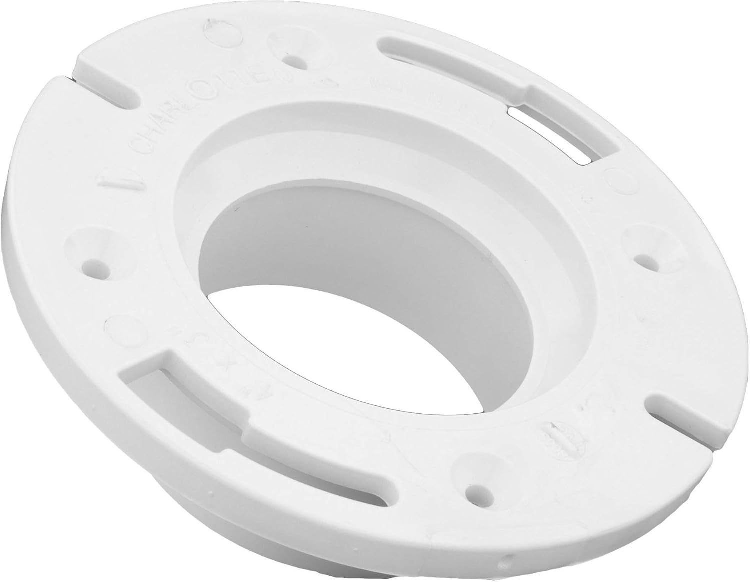 CHARLOTTE PIPE 4 x 3 DWV CLOSET FLANGE W/STOP HUB DWV (DRAIN, WASTE AND VENT) (1 Unit Piece)