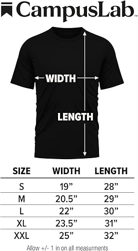 Miniatura 5 de Camiseta deportiva oficial de la NCAA Collegiate para hombre, colección negra con logotipo en el pecho izquierdo