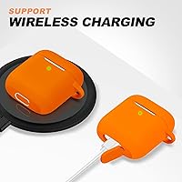 Vista 673 de Funda para AirPods Pro con kit de limpieza, funda de silicona suave para Apple AirPod Pro de 1ª/2ª generación, accesorios de funda AirPods Pro/Pro 2