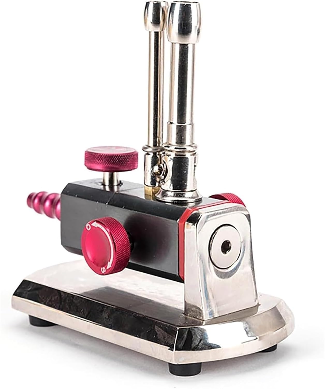 Double Tube Burner, Rotatable, 2 Tubes Working Independently, Suitable for Laboratories and Dentistry