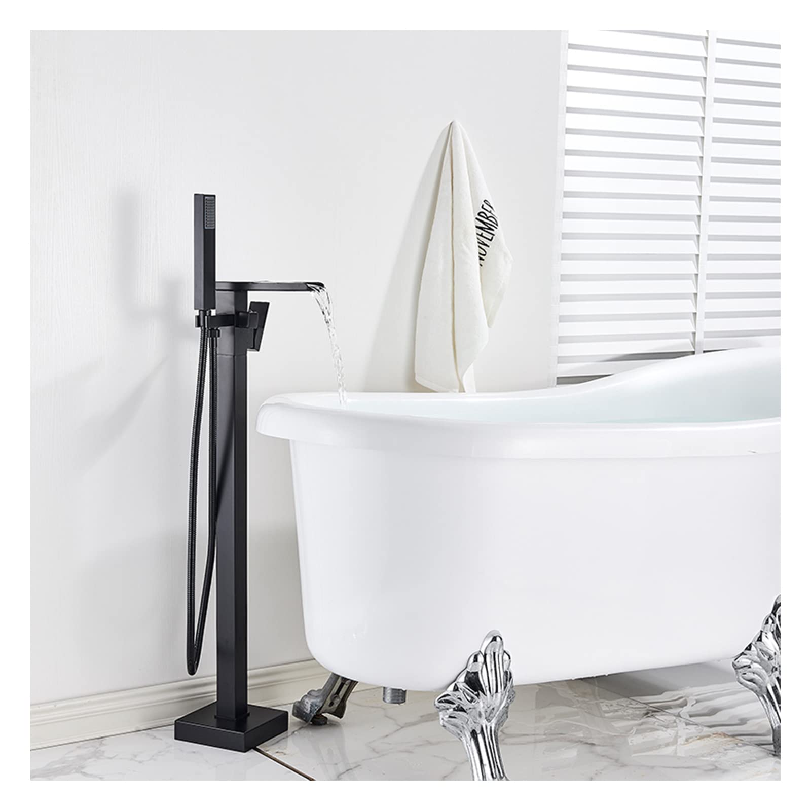 Baignoire moderne cascade pour des moments de relaxation absolue