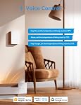 Meross Smart Thermostat for Electric Baseboard and in-Wall Heaters Work with Apple Home, Siri, Alexa, Google Home and SmartTings for Underfloor Heating with Voice& Remote Control, Power Monitor
