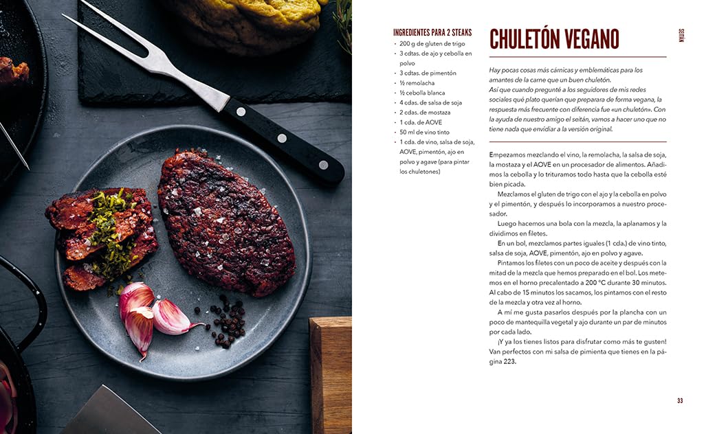 El carnicero vegano: 100 recetas tradicionales, con el sabor de siempre, 100% vegetales (Cocina casera)