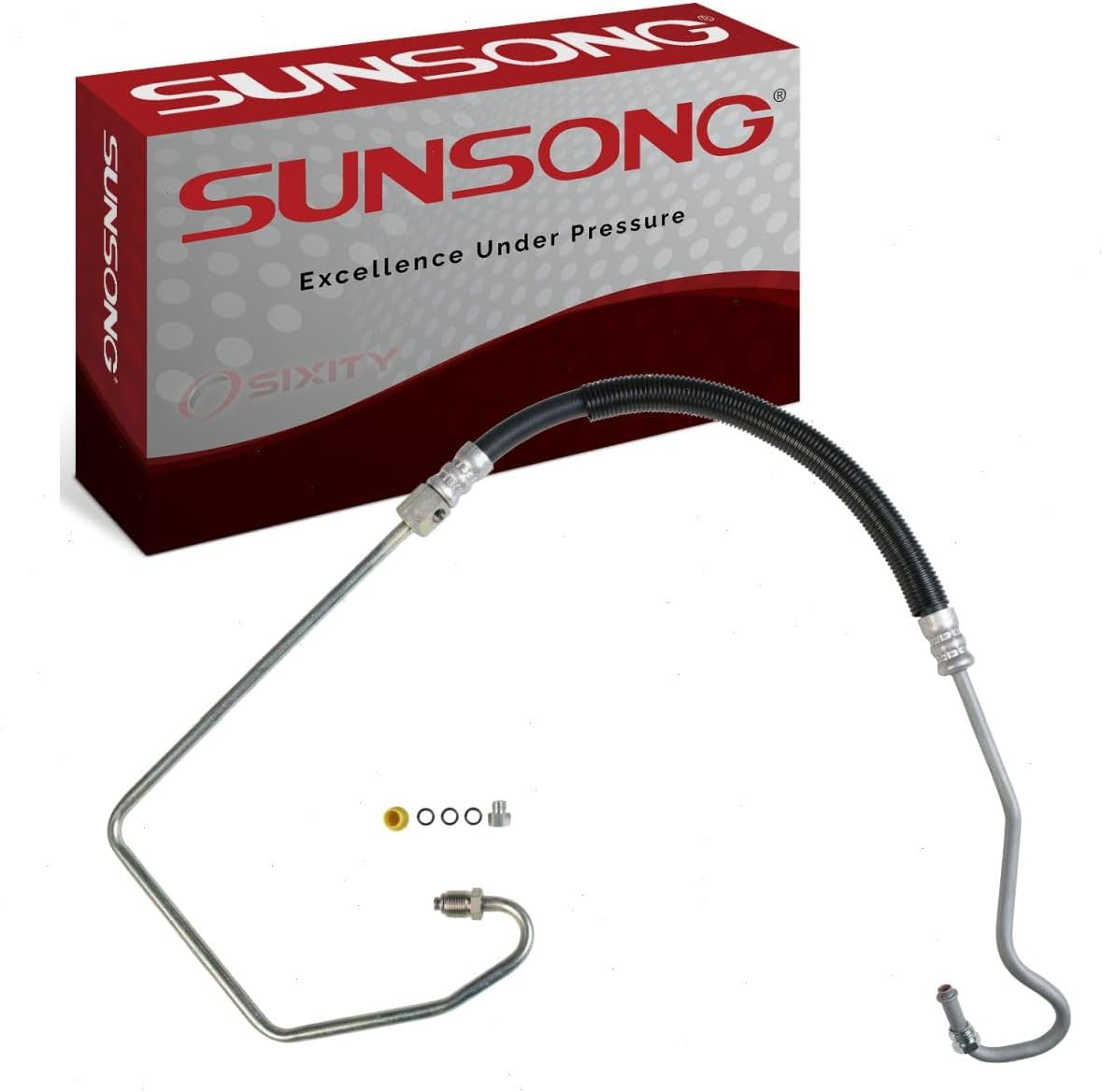 Sunsong 3402231 Power Steering Pressure Line Hose Assembly