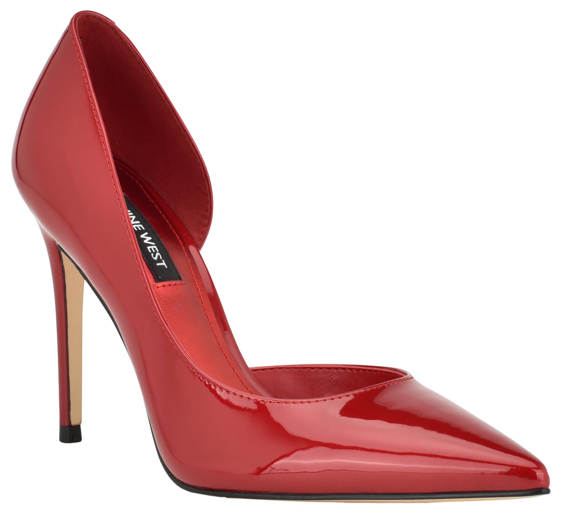 Nine West Women's Folowe Pump, Dark Red Patent 600, 5.5 UK