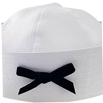【CA4LA】リボン付き セーラーハット Amazon.co.jp: セーラーハット フリップハット かわいい