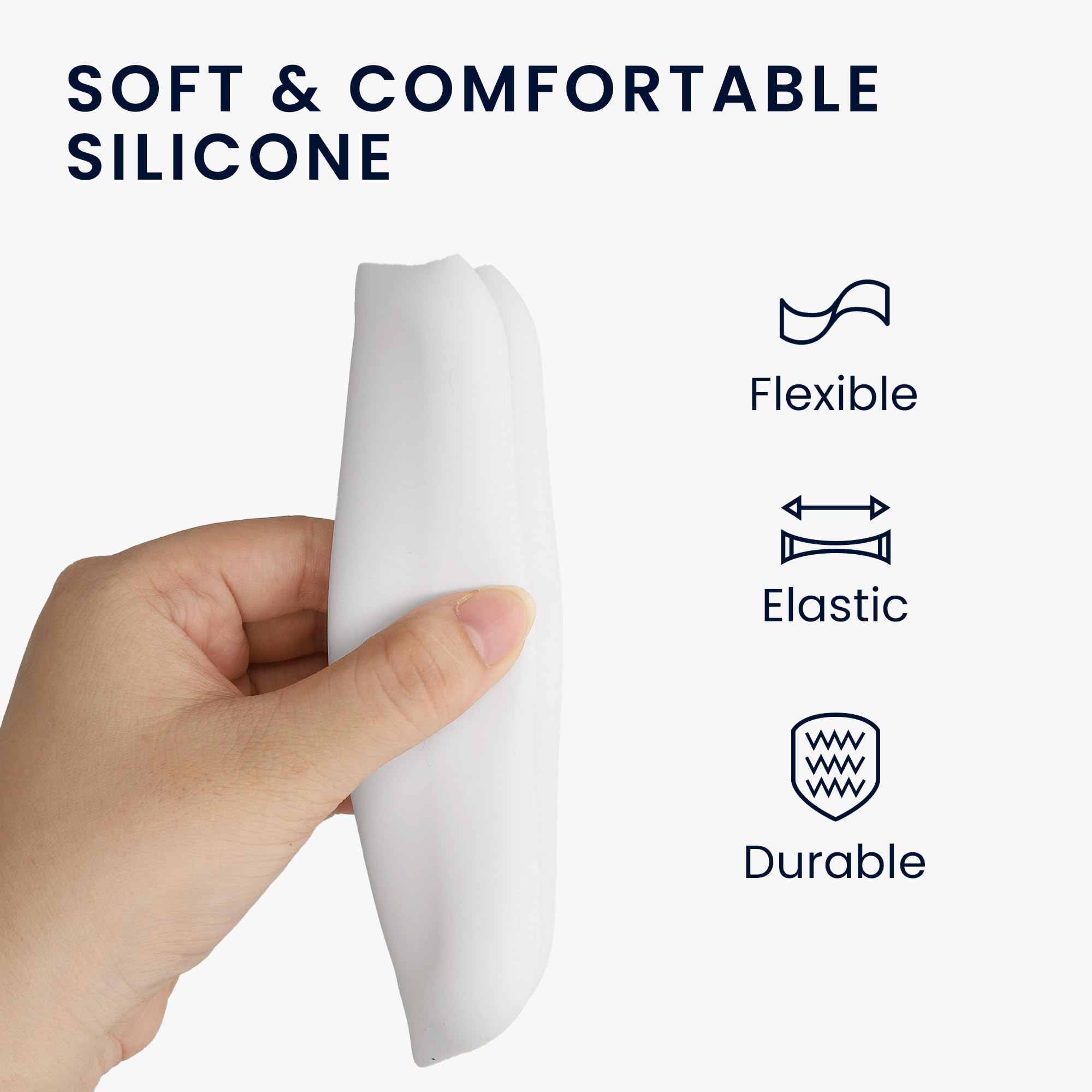 kwmobile Etui kompatybilne z Apple Vision Pro etui na baterie - silikonowy pokrowiec ochronny - szare