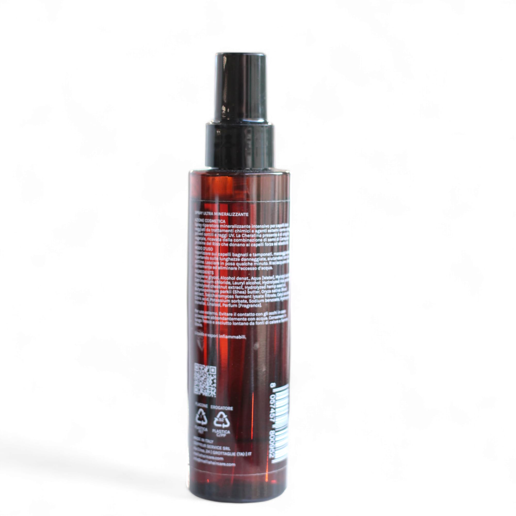 Mallià Rebuilding Mineral Reparatur-Spray Ultra Mineralisierung für geschädigtes Haar – mit pflanzlichem Keratin, feuchtigkeitsspendende und stärkende Sheabutter, 150 ml
