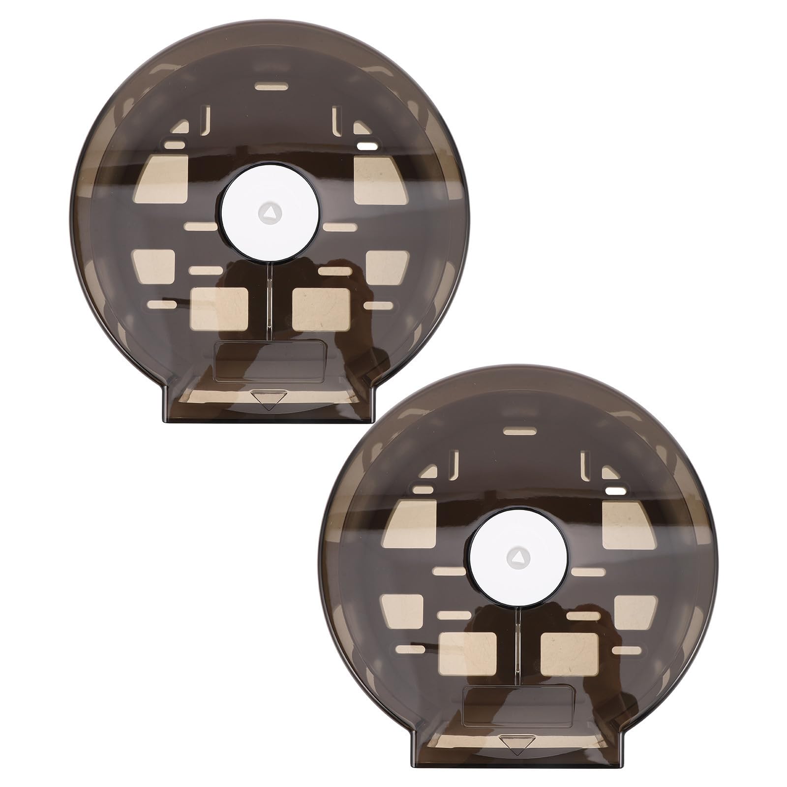 PRETYZOOM 2 Pezzi Porta Rotolo Bagno da Parete per Grandi Pezzi, ABS
