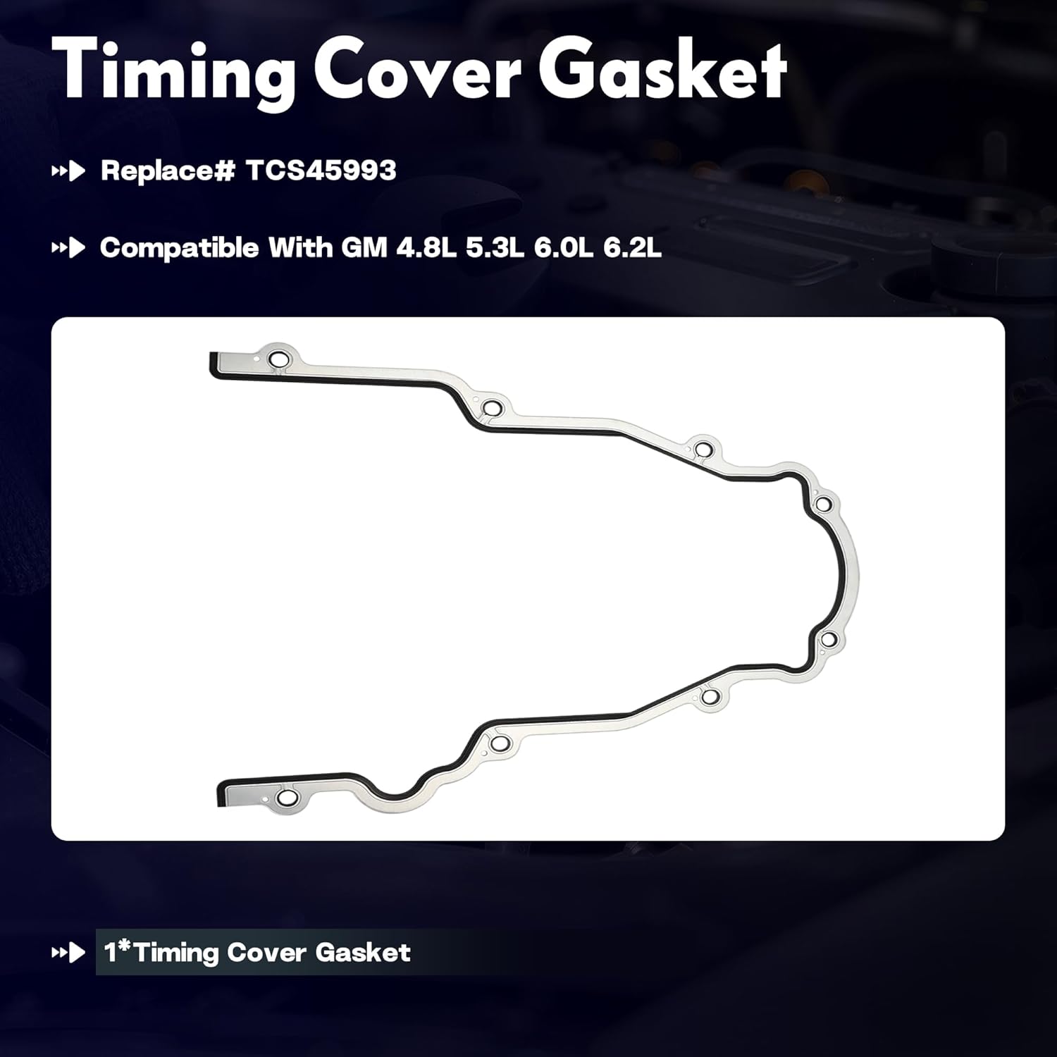 E1840P 5.3 Sloppy Stage 2 Camshaft Springs Kit w/Lifter Pushrods Kit Timing Cover Gasket For GM Chevy Gen3 LS1 LS6 LQ4 4.8 5.3 5.7 6.0 1999-2007 TCS45993 12564012 10238852 15120841 15120844