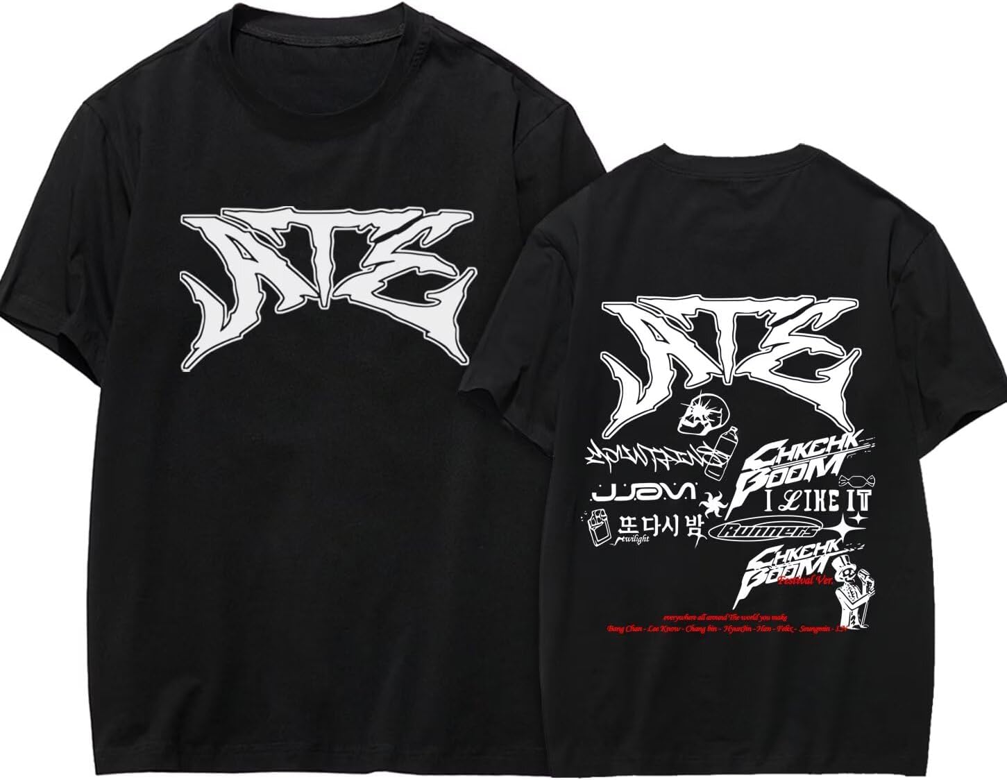 Ate Album Shirt Bangchan Felix Fans T-Shirt Changbin Hyunjin Han Seungmin in Lee Know Tee Tops Merch